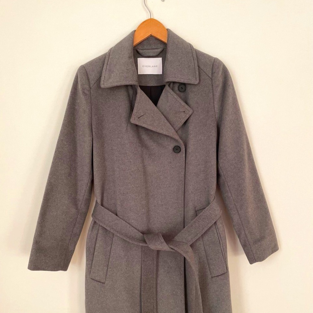 Everlane The Wool Trench in Gray S